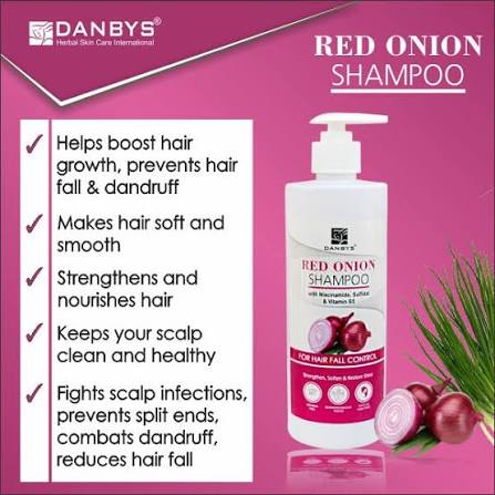 Organic Red Onion Shampoo – For Strong, Shiny & Healthy Hair