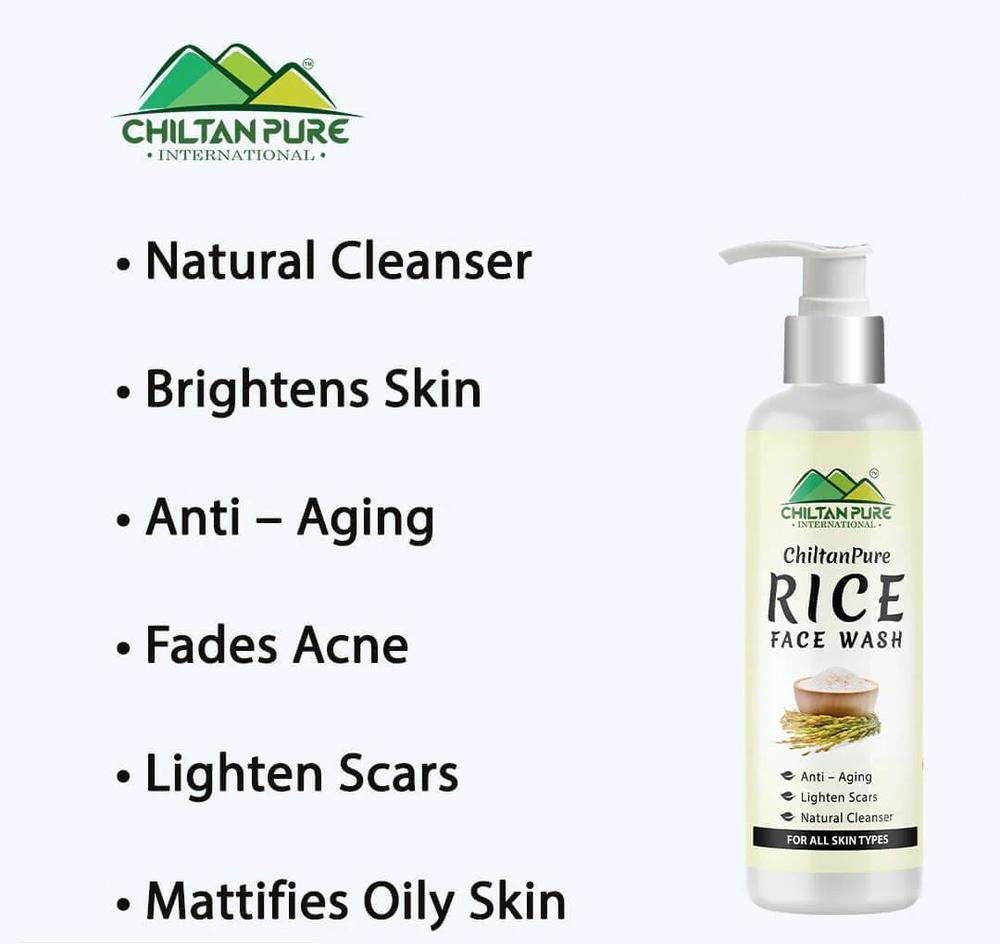 Rice Face Wash – Natural Brightening & Deep Cleansing