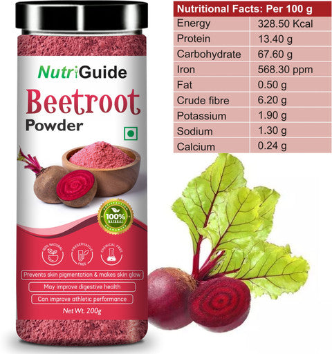 Red Organic Beetroot Powder – 100% Natural Superfood for Energy & Glow